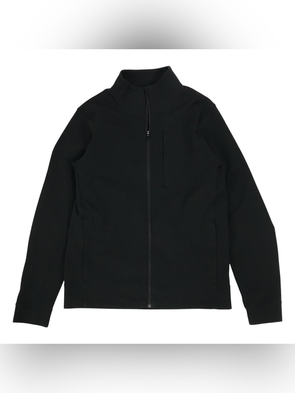 Lululemon Sojourn Jacket Mens Medium M Black Full Zip Sweater Sweatshirt Running